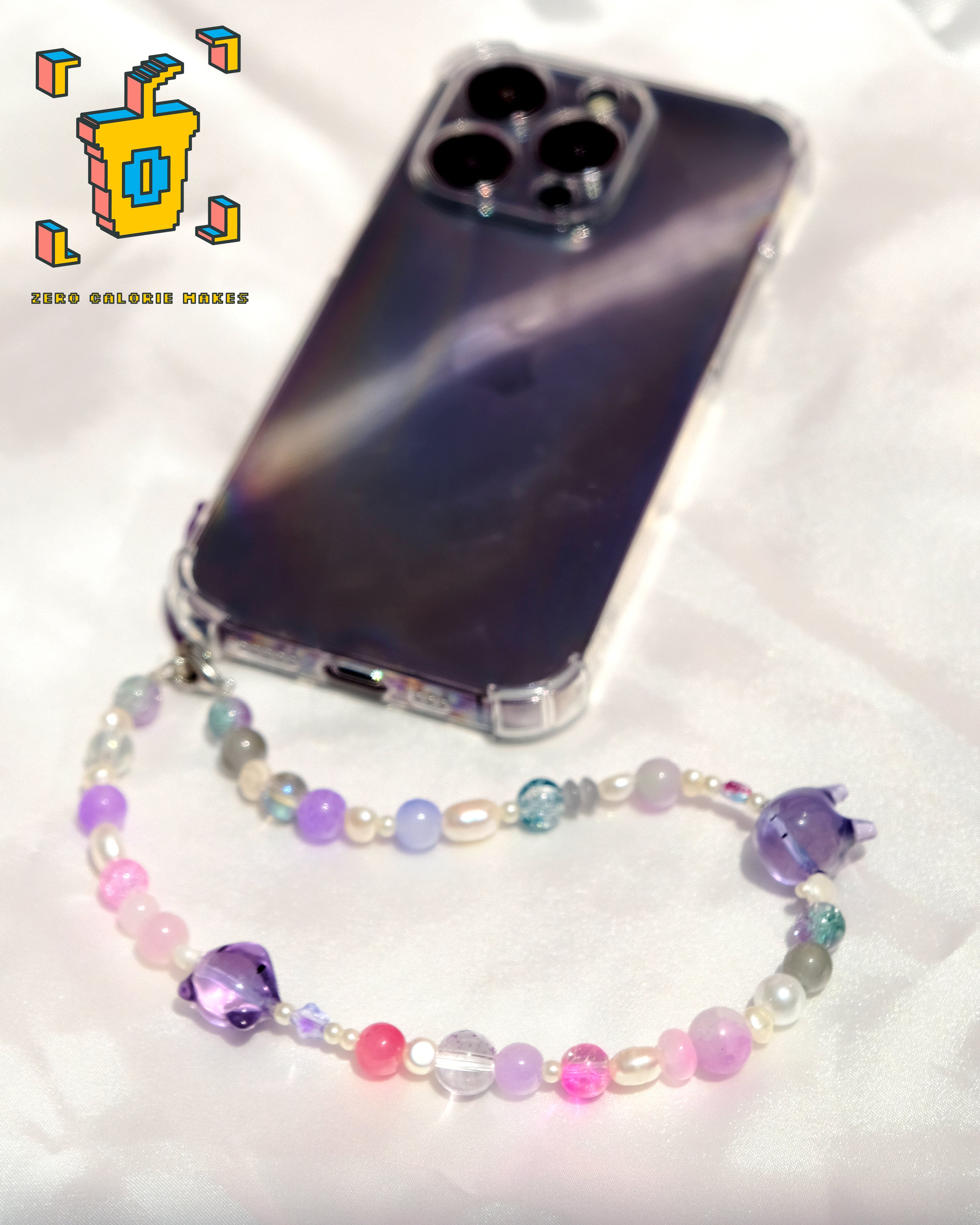 Mew&Mewtwo Pokemon Phone Charm