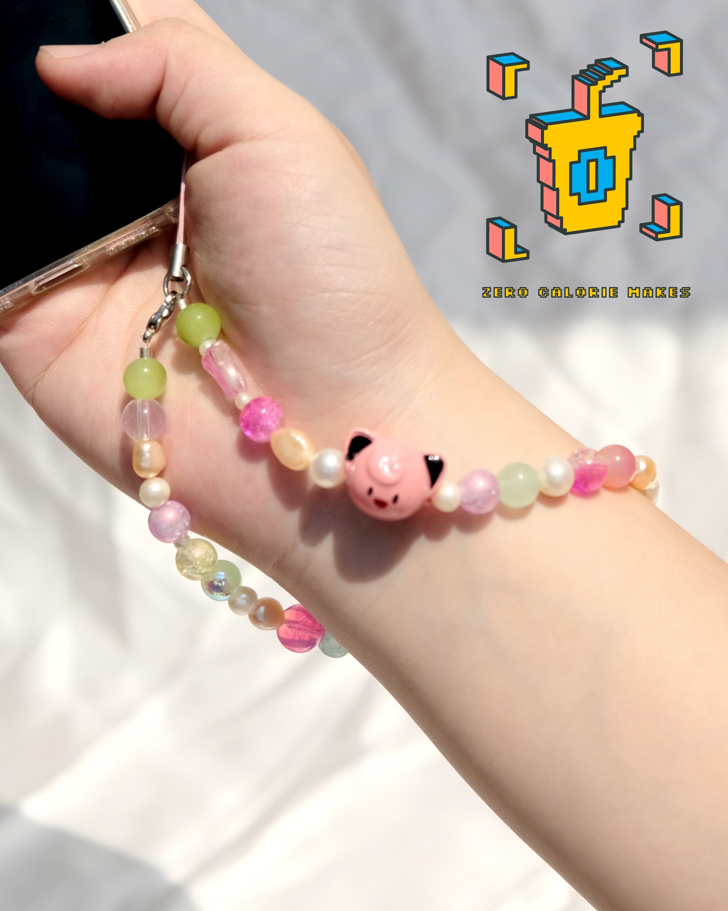 Jigglypuff Pokemon Phone Charm