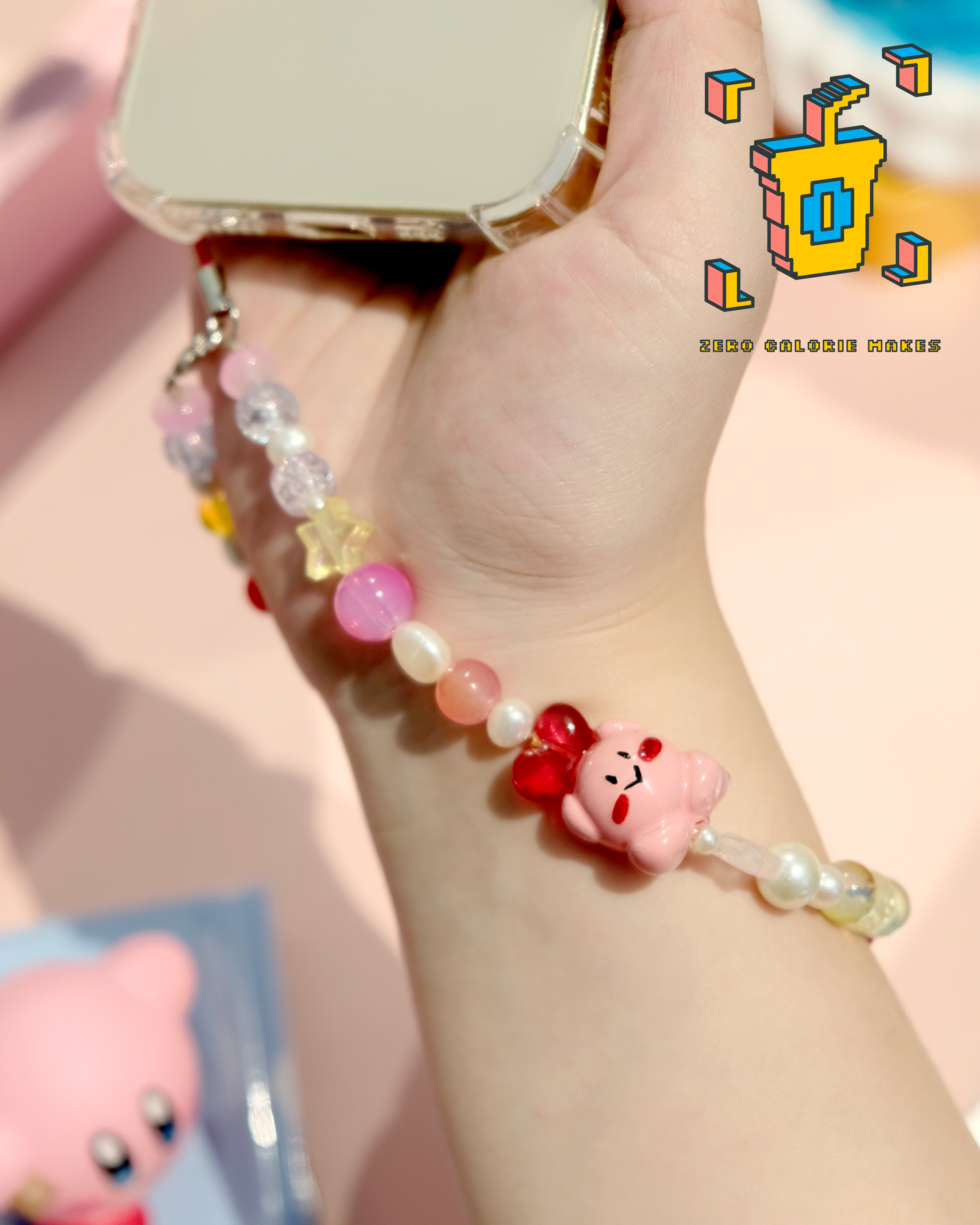 Heart Kirby Kirby Phone Charm