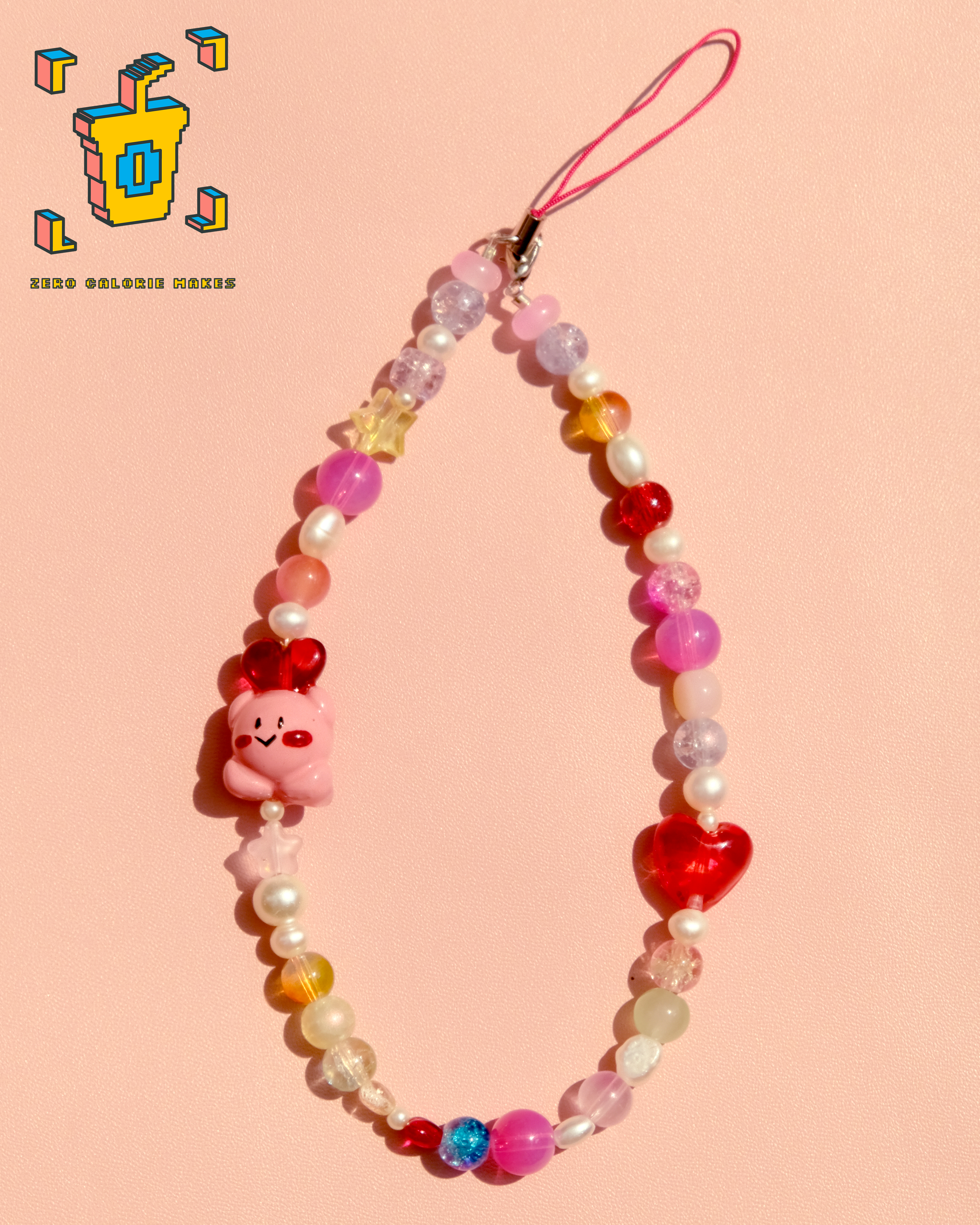 Heart Kirby Kirby Phone Charm
