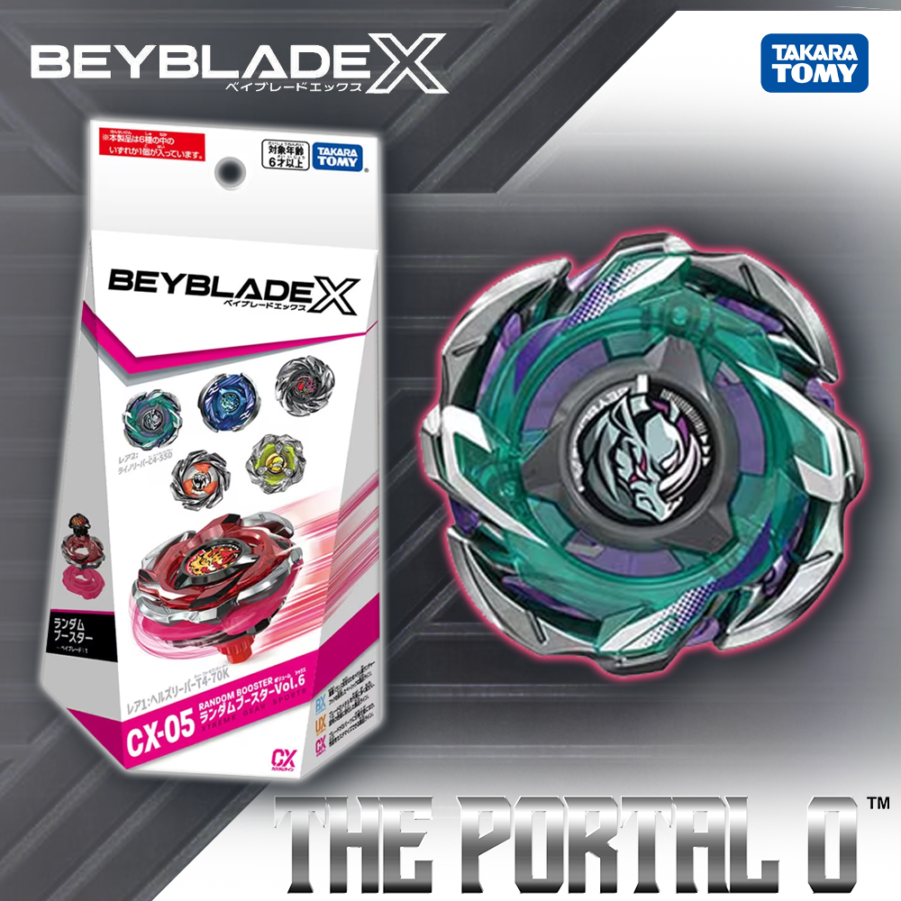 Takara Tomy Beyblade X CX-05 Fullset Vol 5 HellsReaper T4-70K