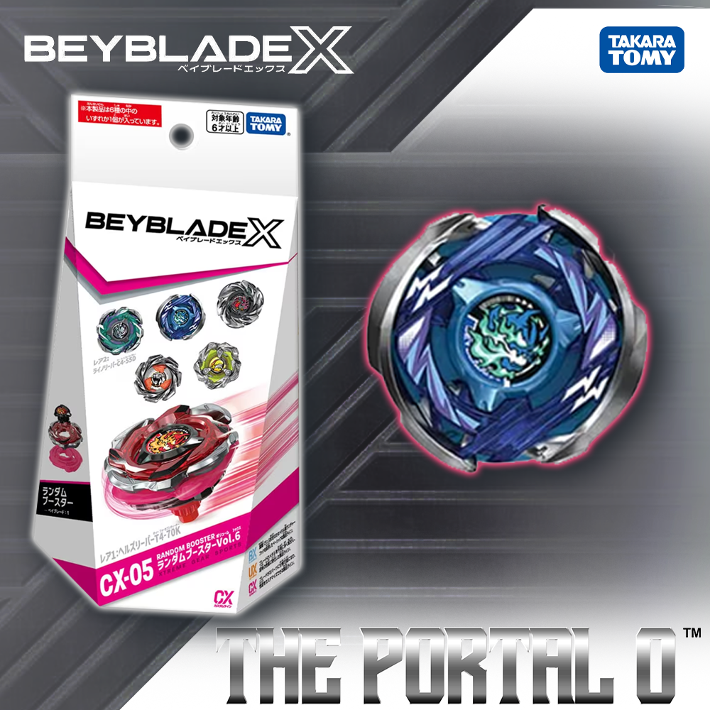 Takara Tomy Beyblade X CX-05 Fullset Vol 5 HellsReaper T4-70K