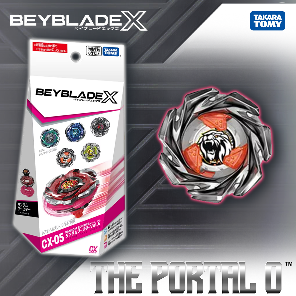 Takara Tomy Beyblade X CX-05 Fullset Vol 5 HellsReaper T4-70K