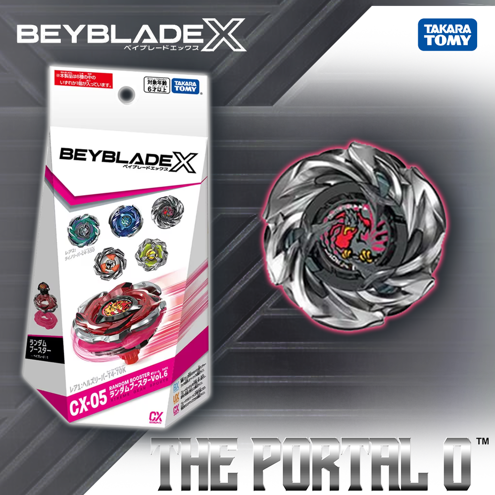 Takara Tomy Beyblade X CX-05 Fullset Vol 5 HellsReaper T4-70K