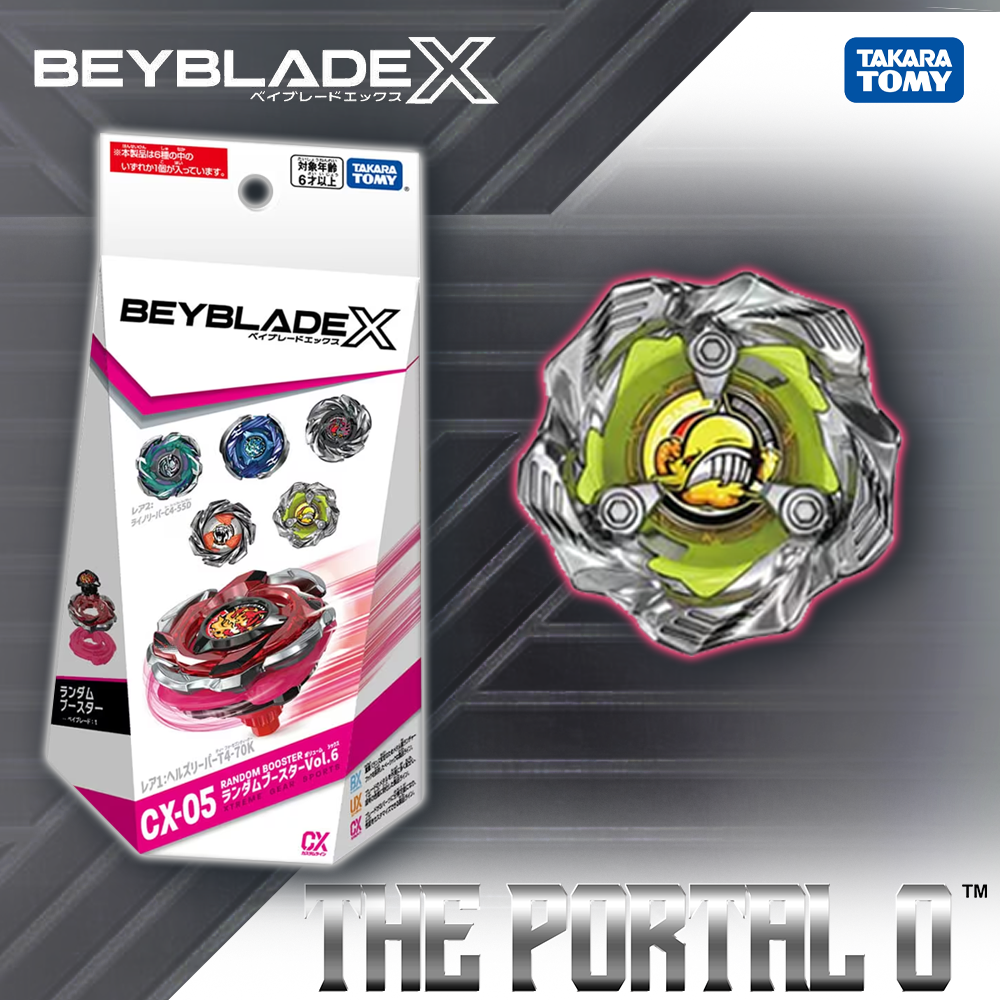 Takara Tomy Beyblade X CX-05 Fullset Vol 5 HellsReaper T4-70K