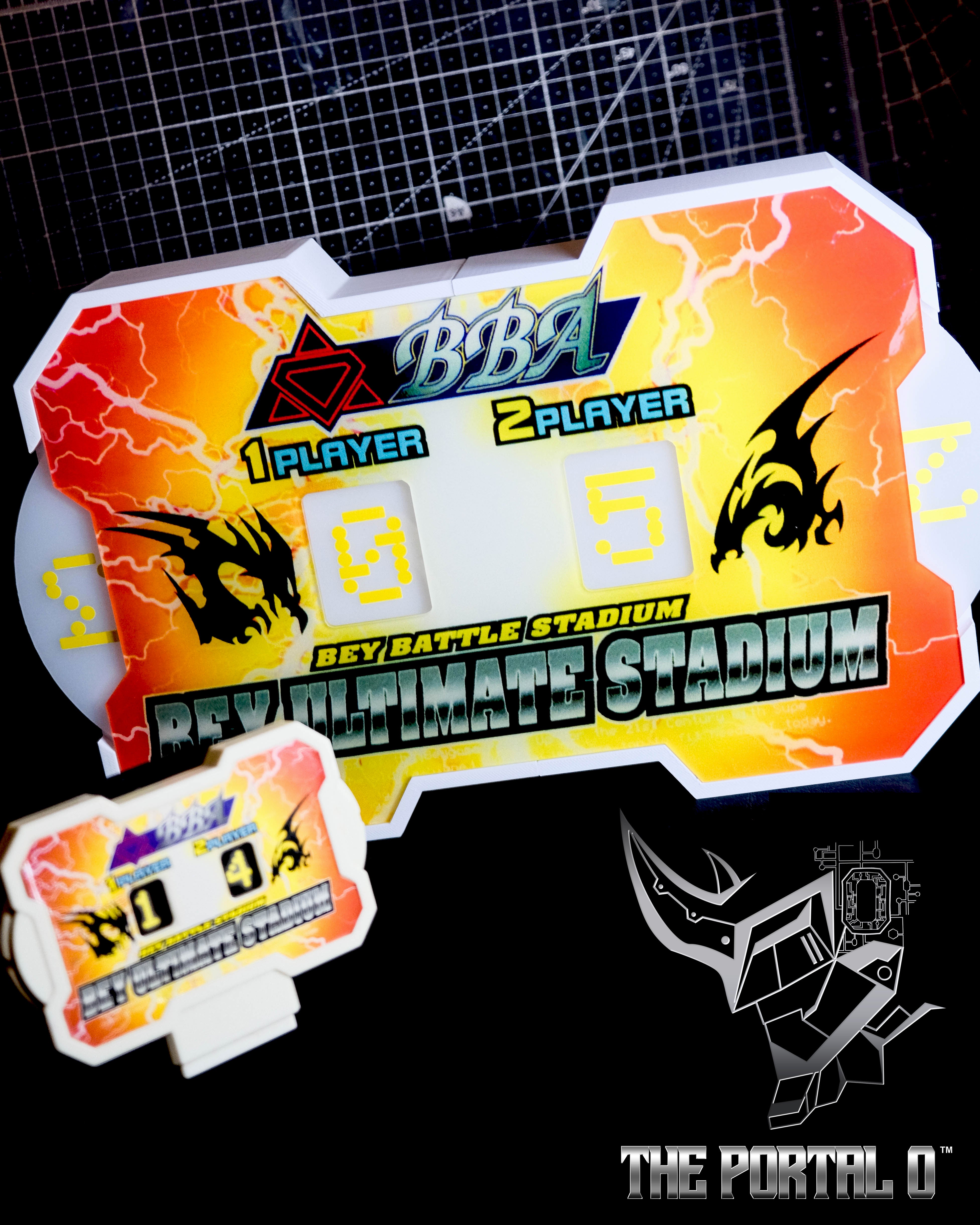 GIANT Beyblad Bakuten Shoot Scoreboard Light Box