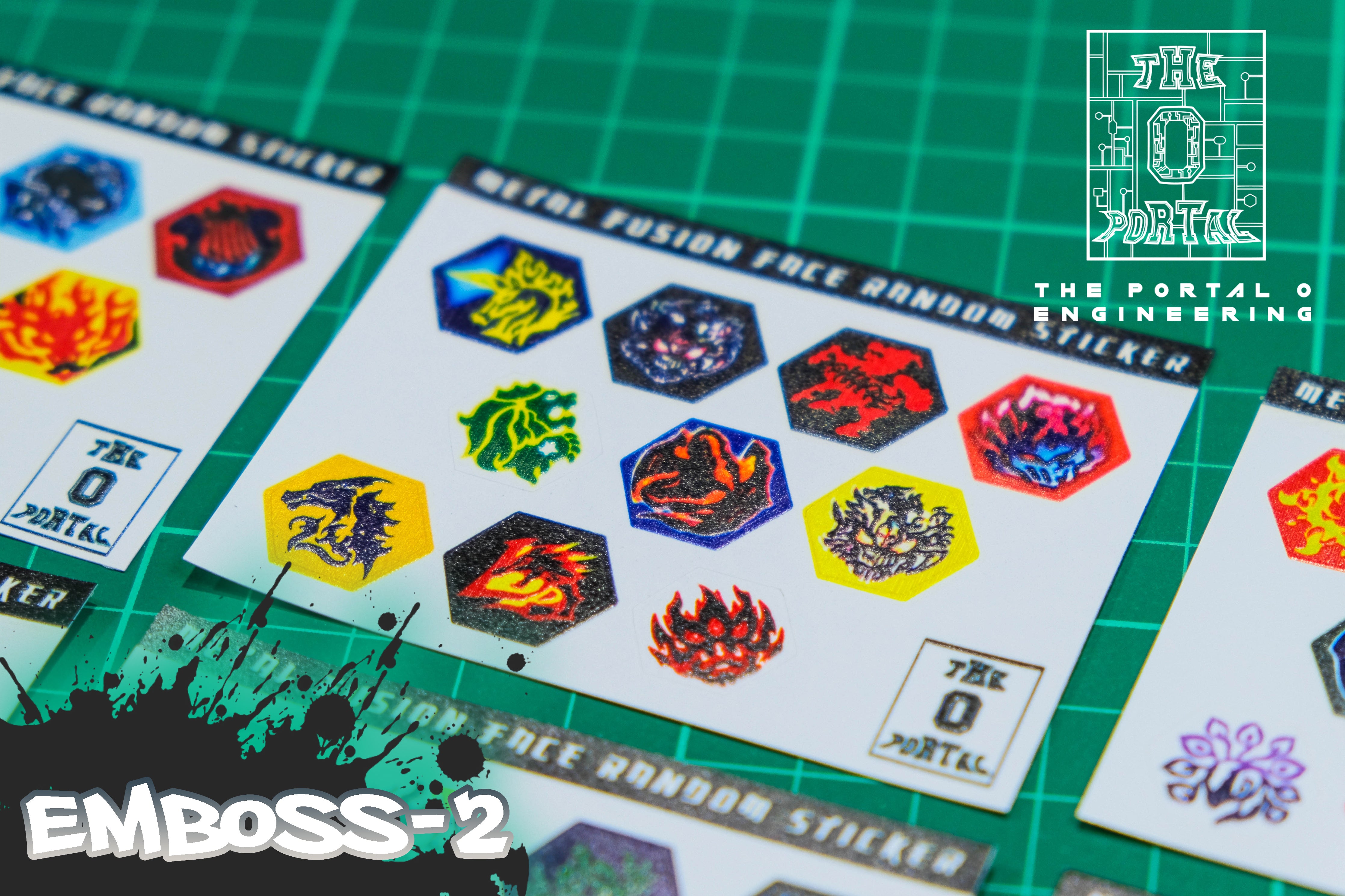 Metal Fusion Epic Facebolt Sticker CUSTOM Collection