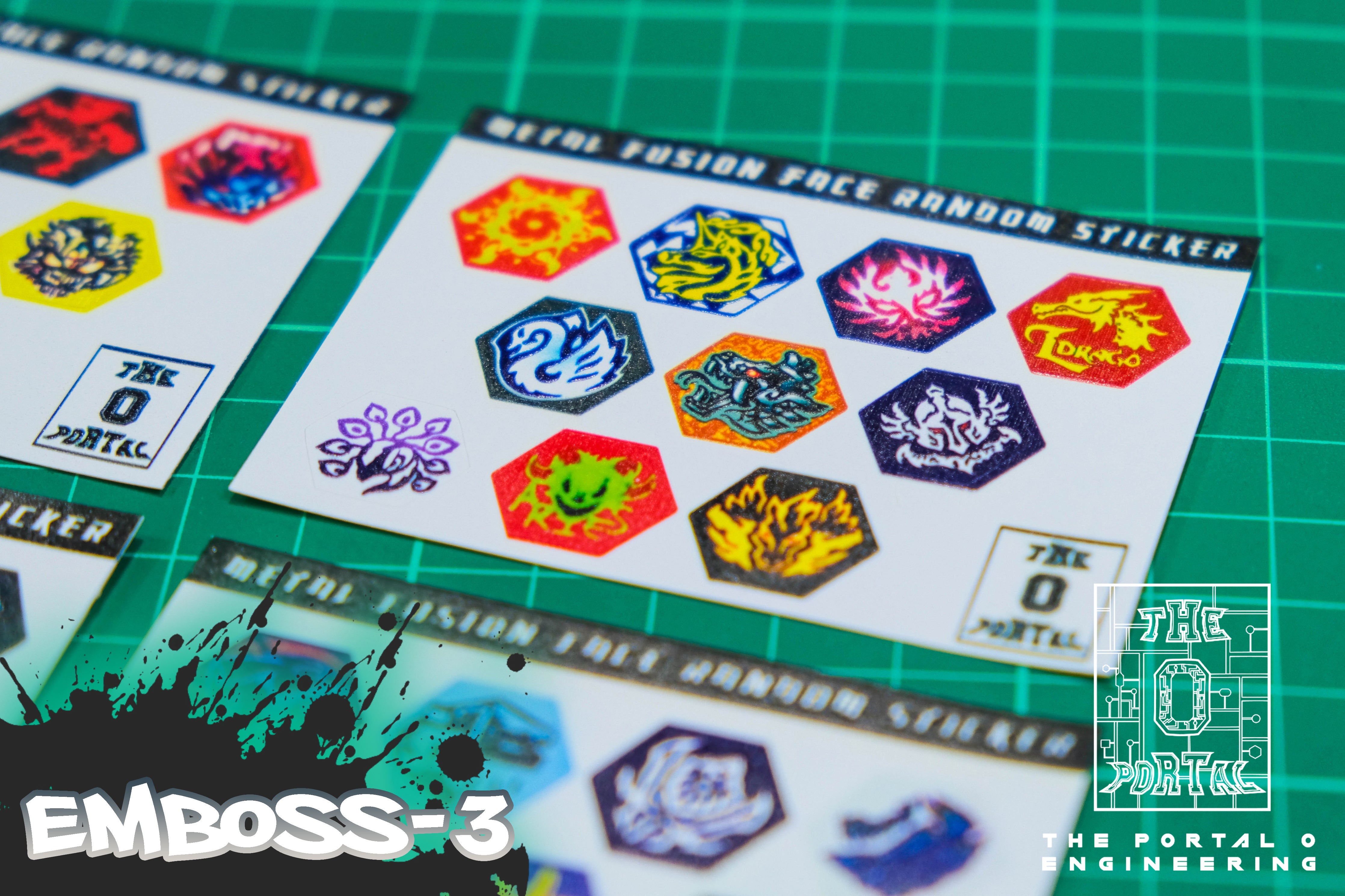 Metal Fusion Epic Facebolt Sticker CUSTOM Collection