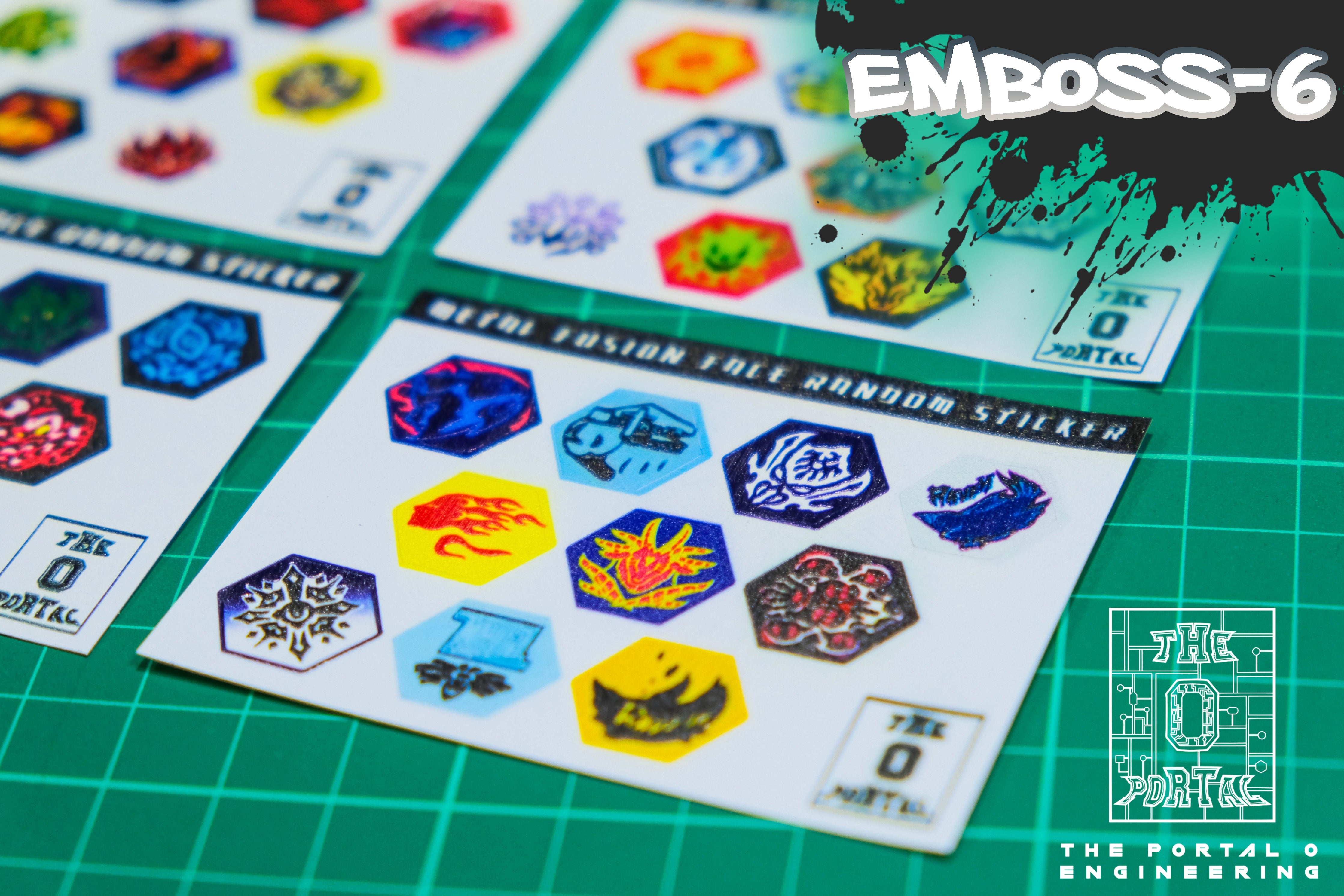 Metal Fusion Epic Facebolt Sticker CUSTOM Collection