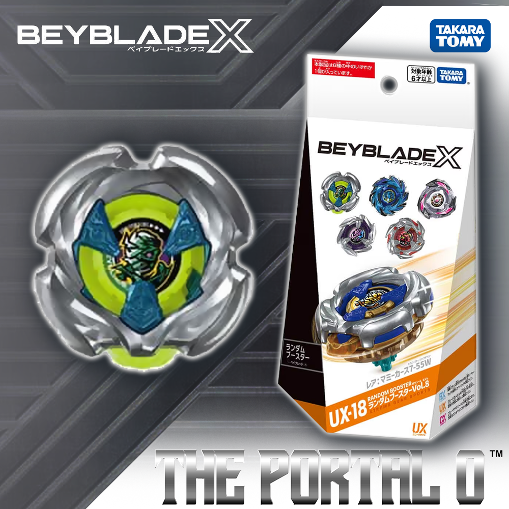 Takara Tomy Beyblade X UX-18 Fullset Vol.8 MummyCurse 7-55W