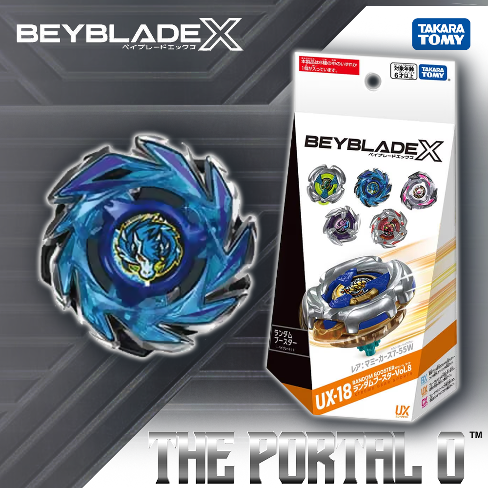 Takara Tomy Beyblade X UX-18 Fullset Vol.8 MummyCurse 7-55W