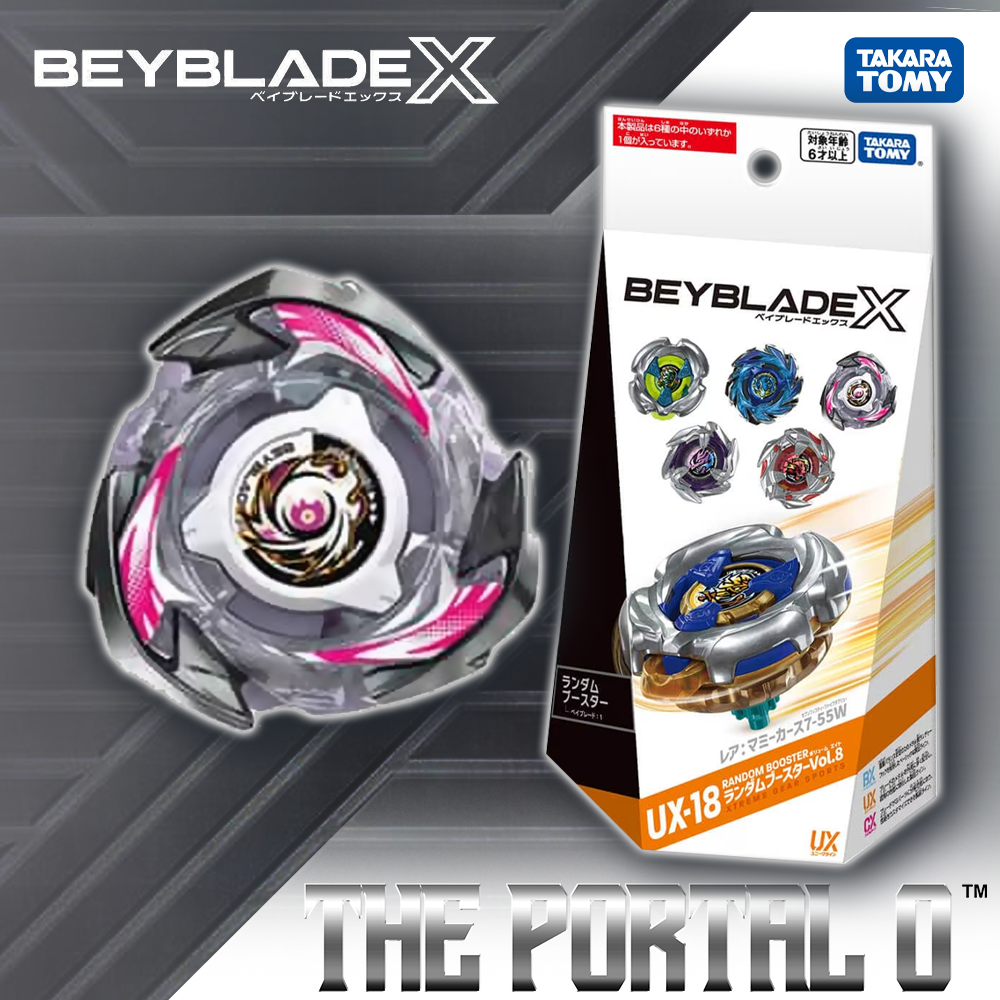 Takara Tomy Beyblade X UX-18 Fullset Vol.8 MummyCurse 7-55W