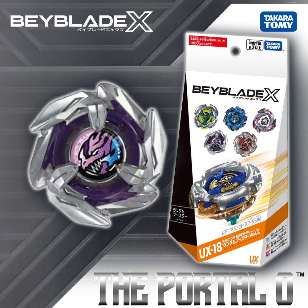 Takara Tomy Beyblade X UX-18 Fullset Vol.8 MummyCurse 7-55W