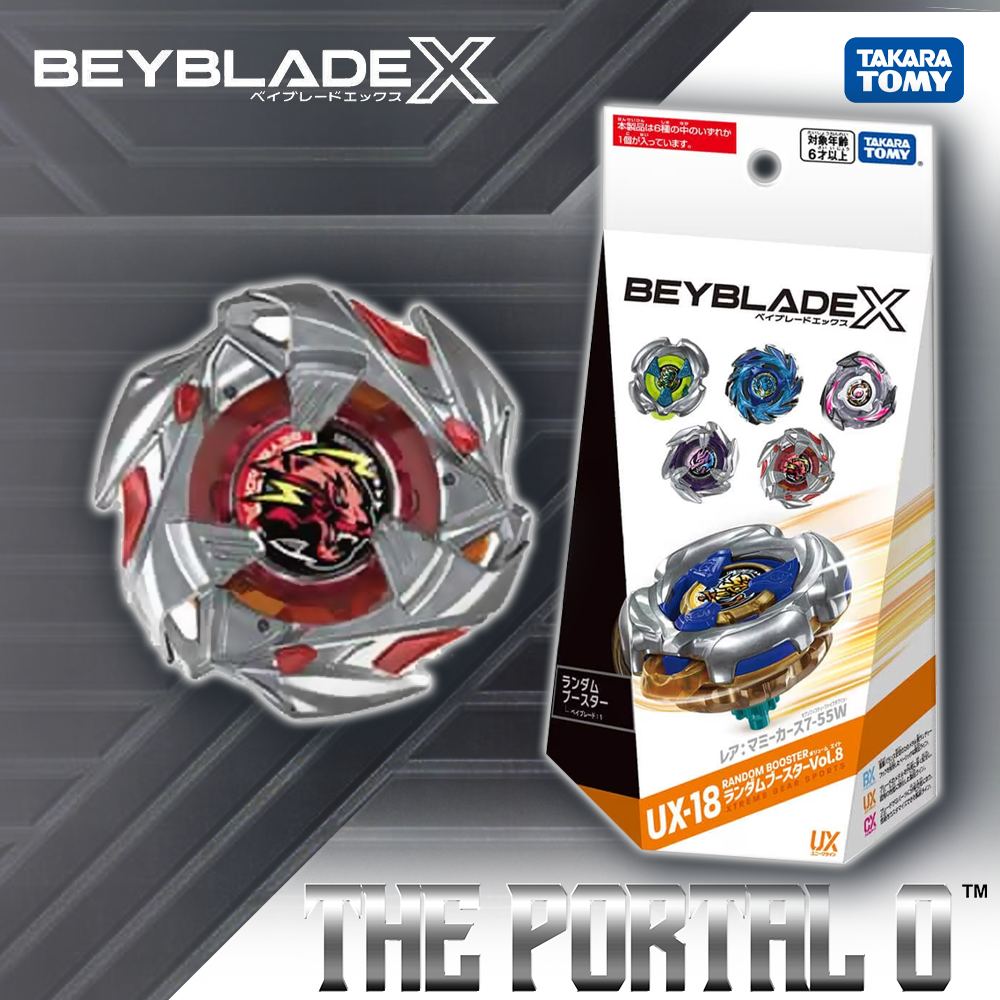 Takara Tomy Beyblade X UX-18 Fullset Vol.8 MummyCurse 7-55W