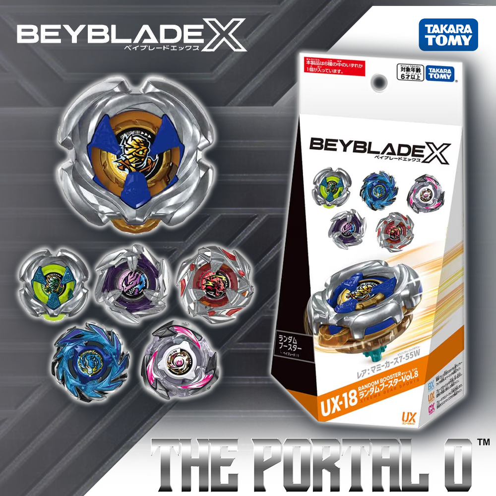 Takara Tomy Beyblade X UX-18 Fullset Vol.8 MummyCurse 7-55W