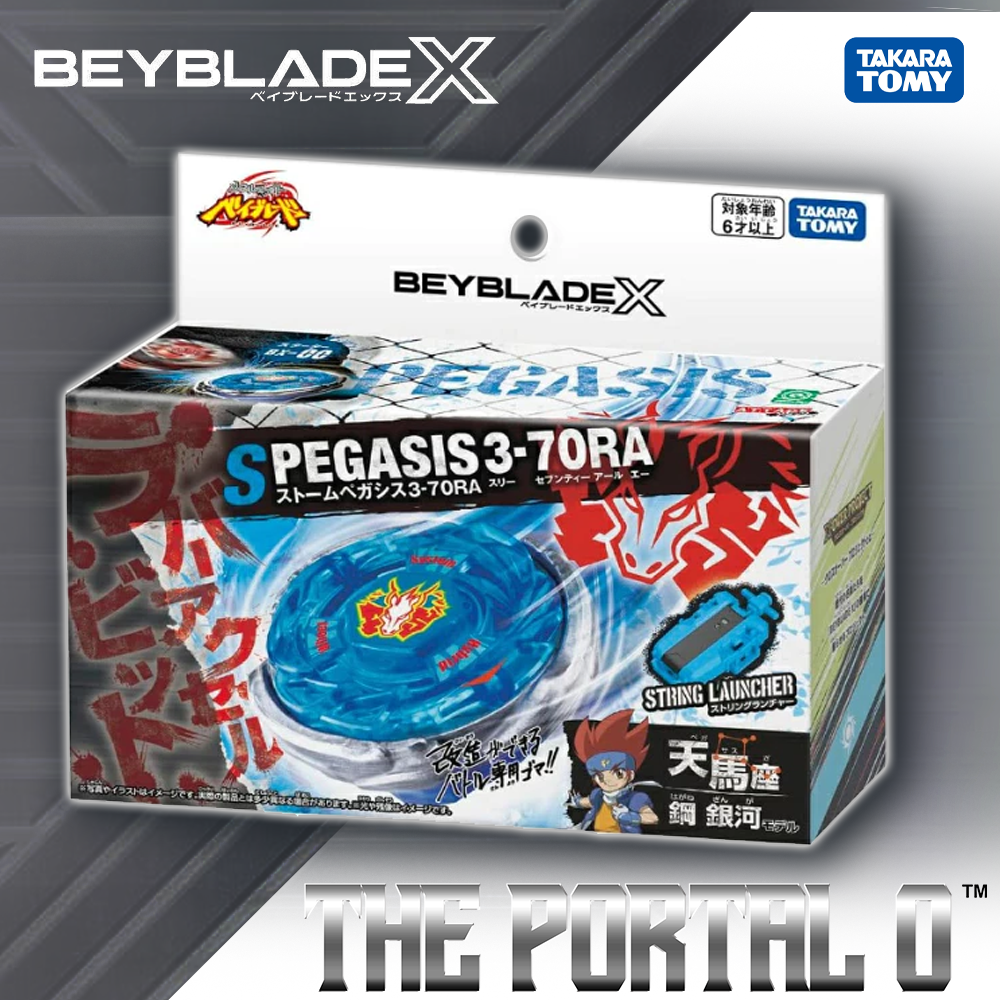 Takara Tomy Beyblade X BX-00 Starter Storm Pegasus 3-70RA