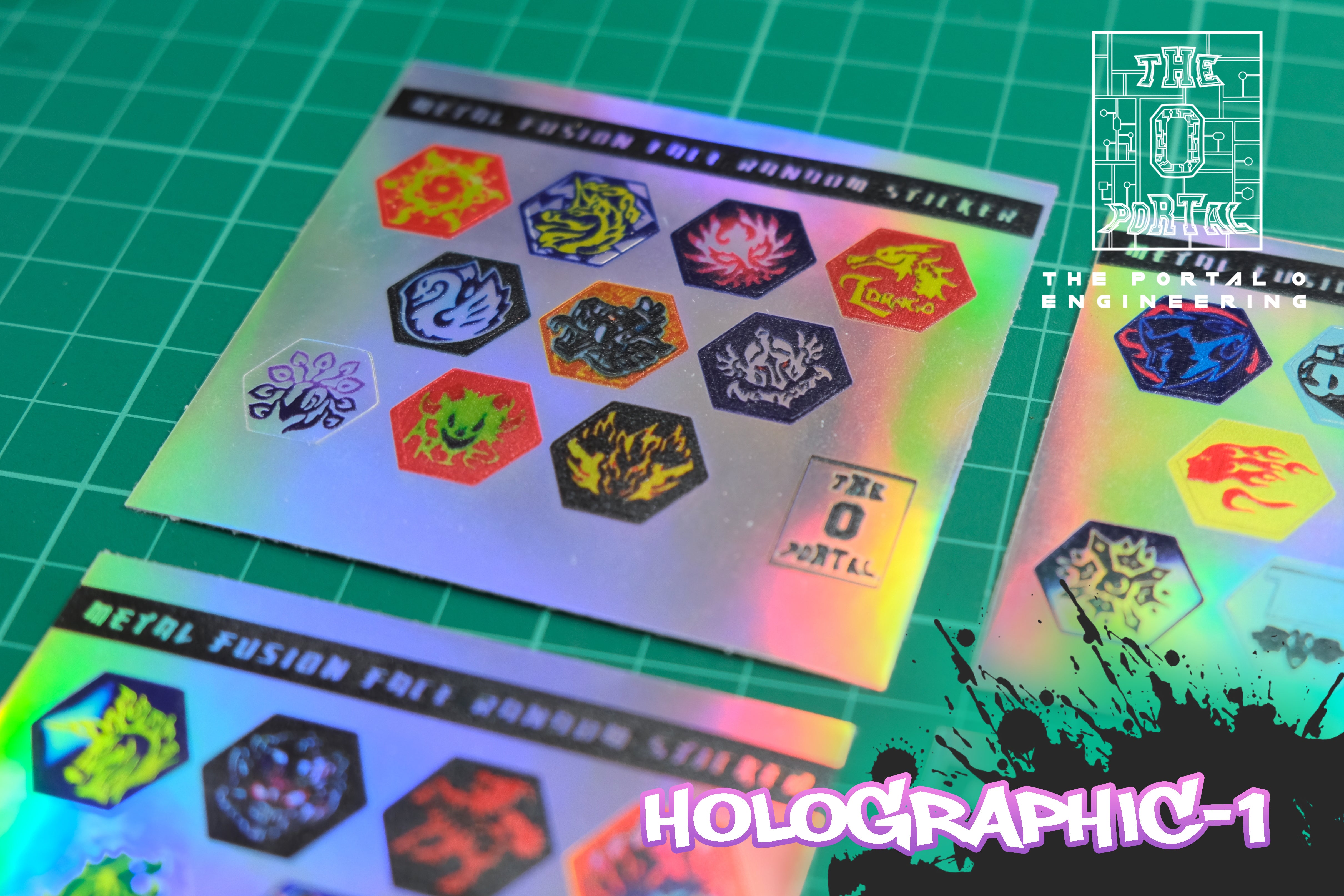 Metal Fusion Epic Facebolt Sticker CUSTOM Collection
