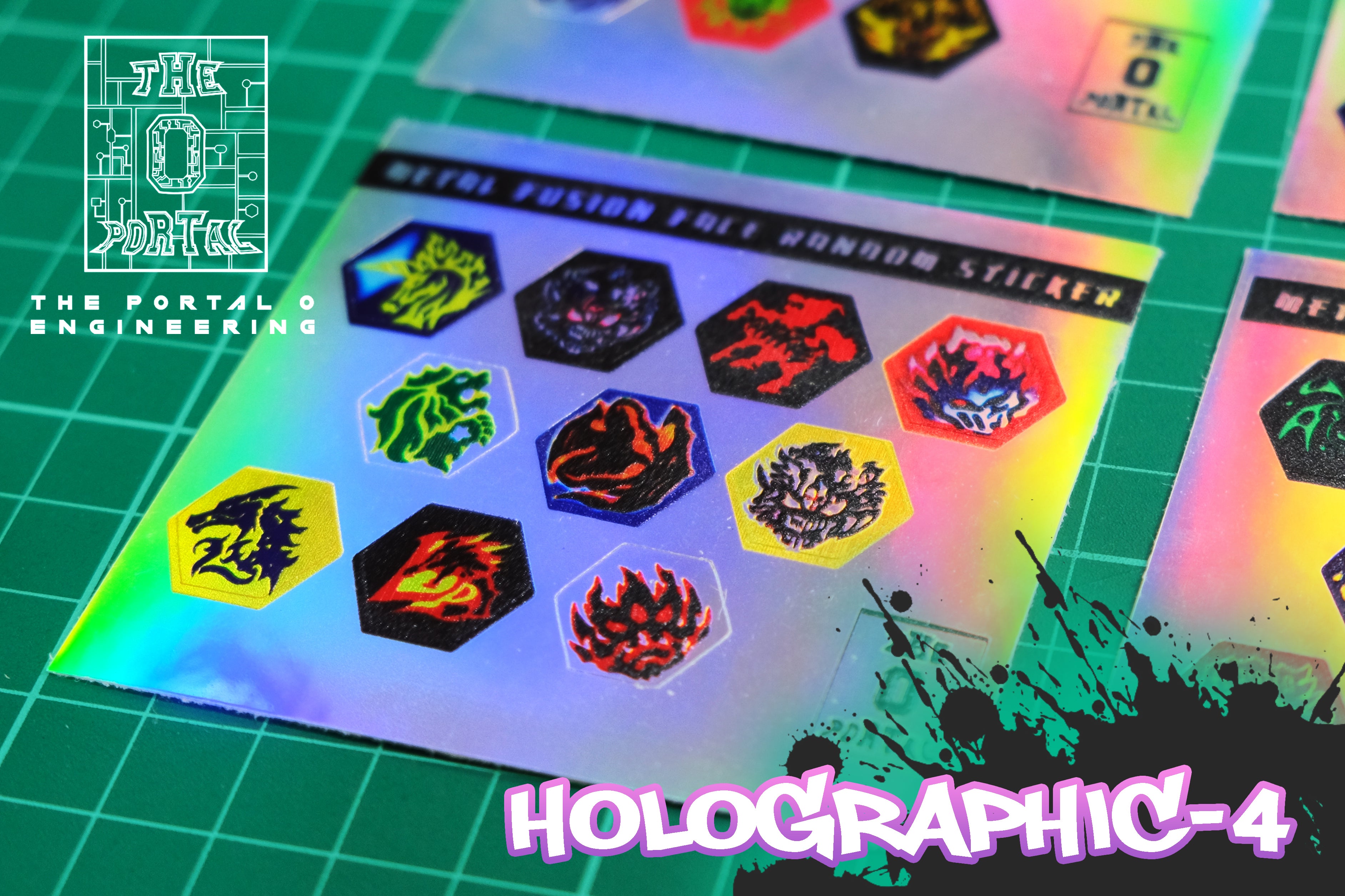 Metal Fusion Epic Facebolt Sticker CUSTOM Collection