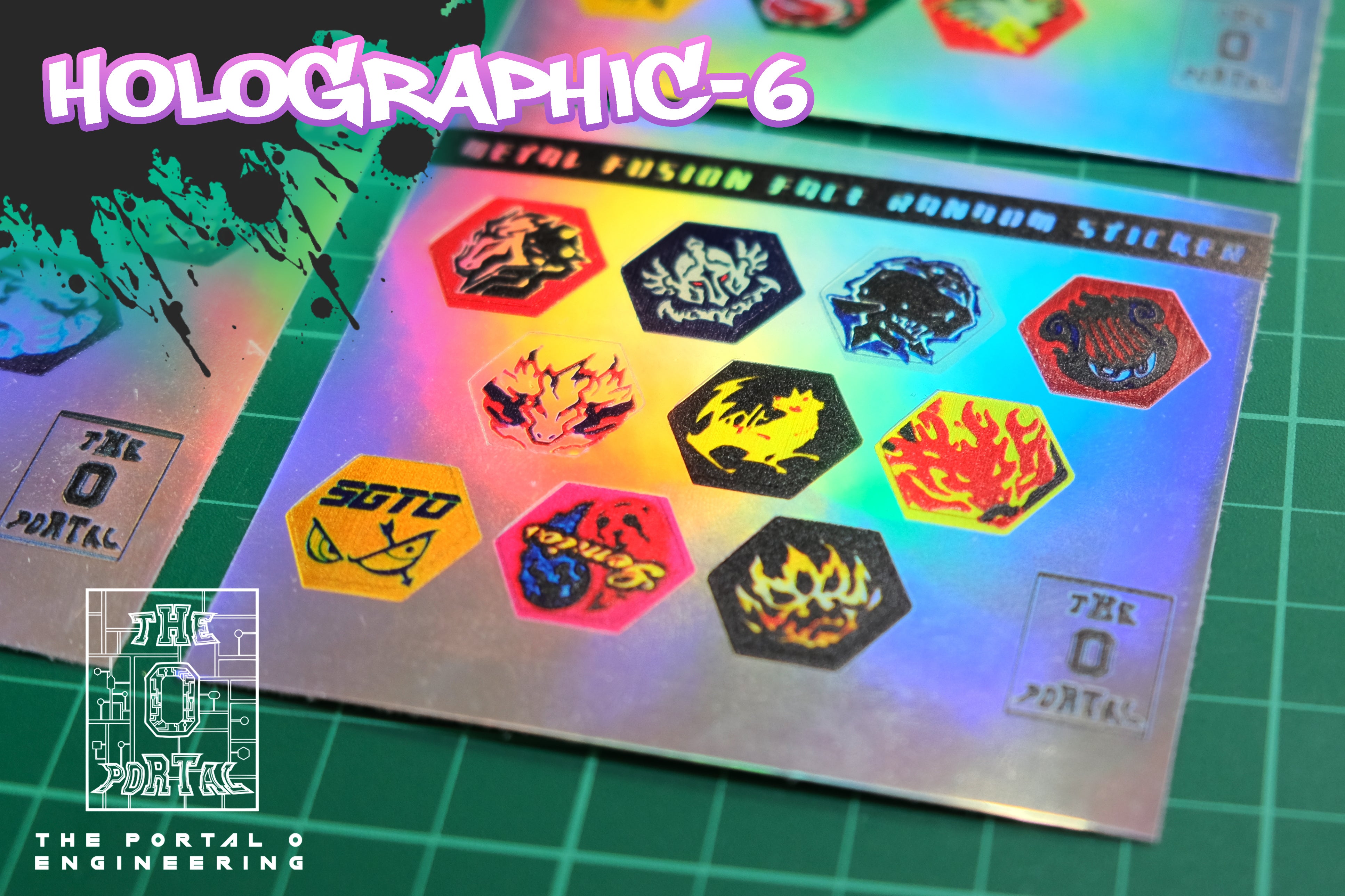 Metal Fusion Epic Facebolt Sticker CUSTOM Collection