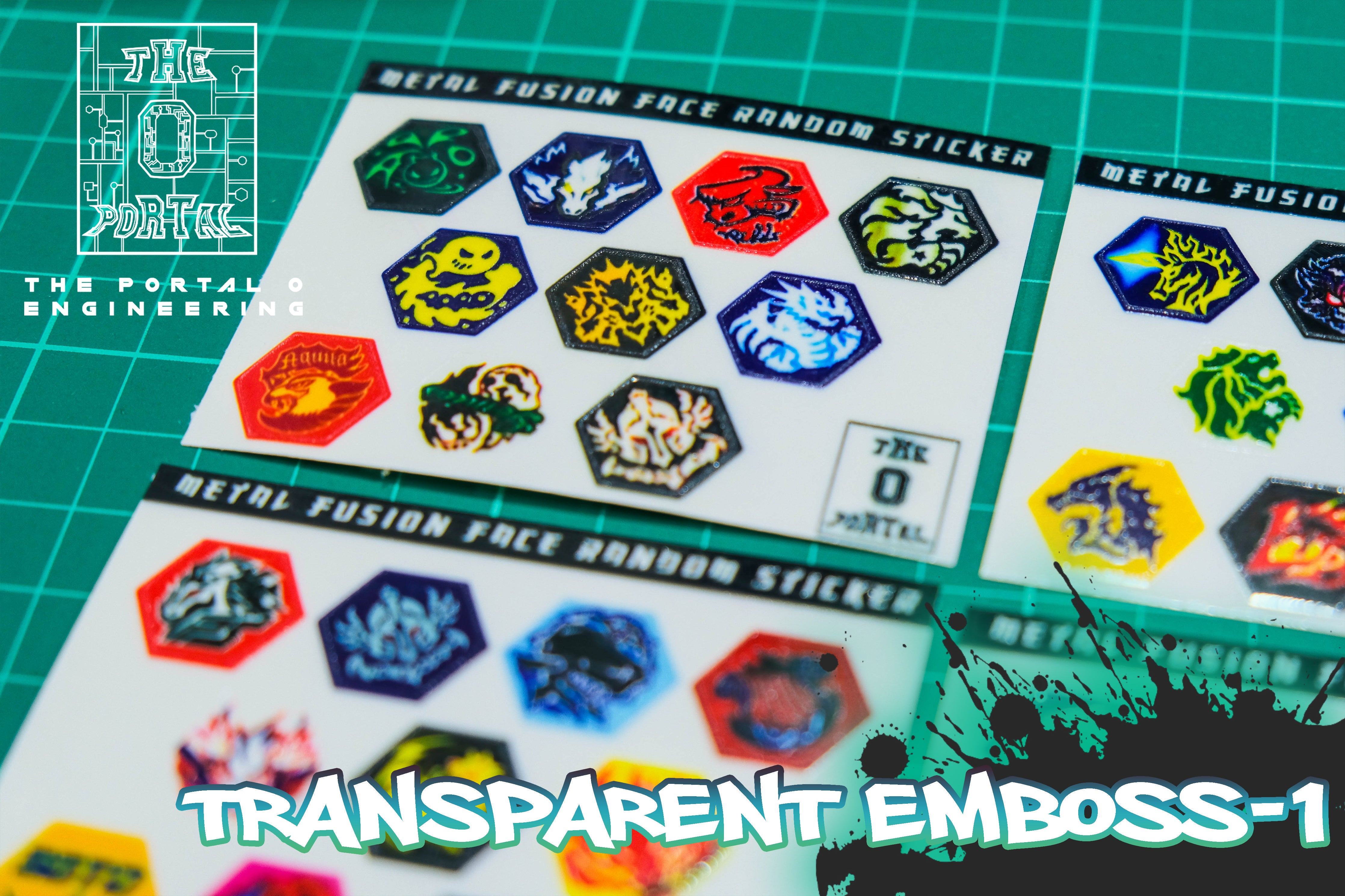 Metal Fusion Epic Facebolt Sticker CUSTOM Collection