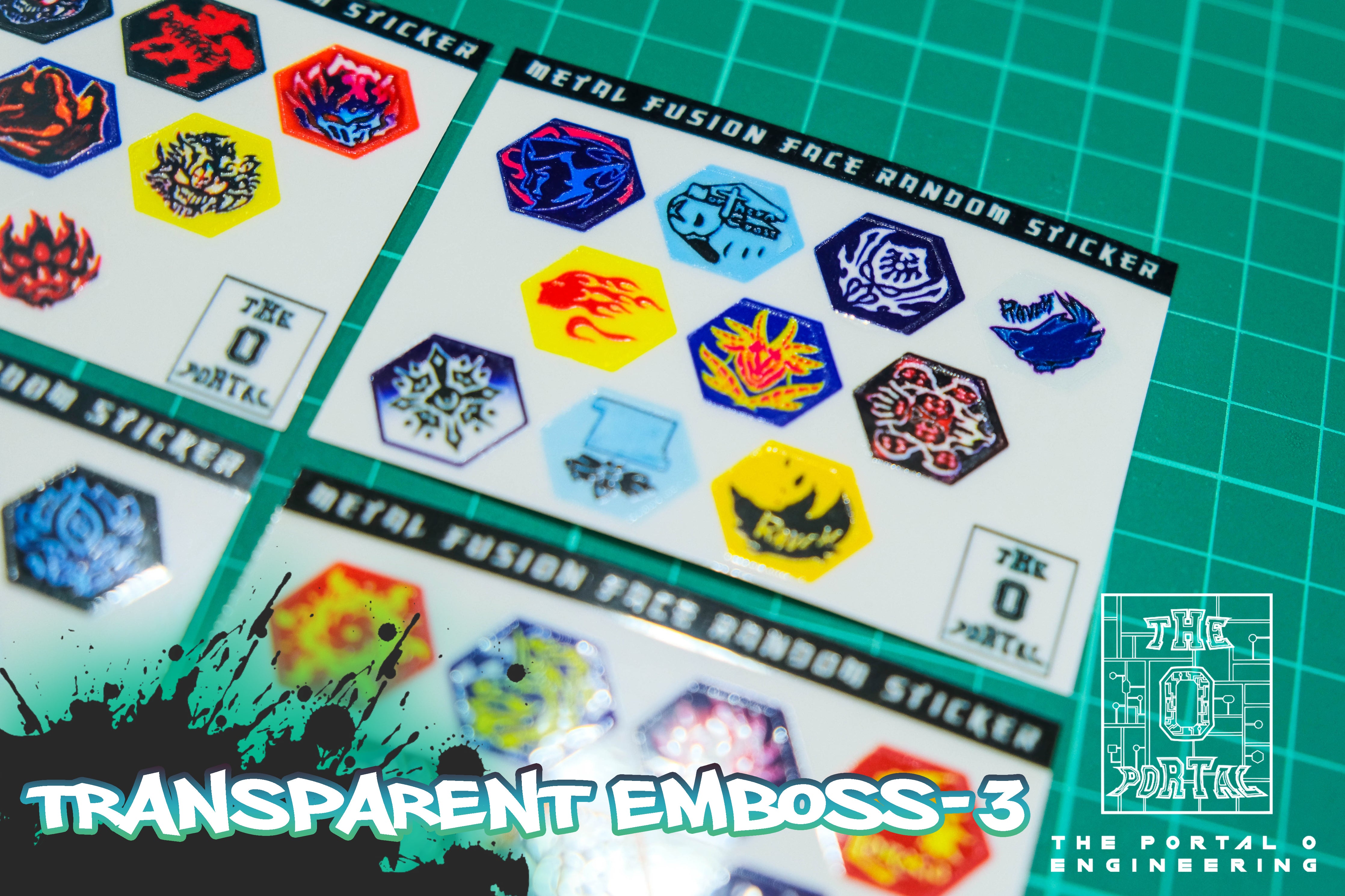 Metal Fusion Epic Facebolt Sticker CUSTOM Collection