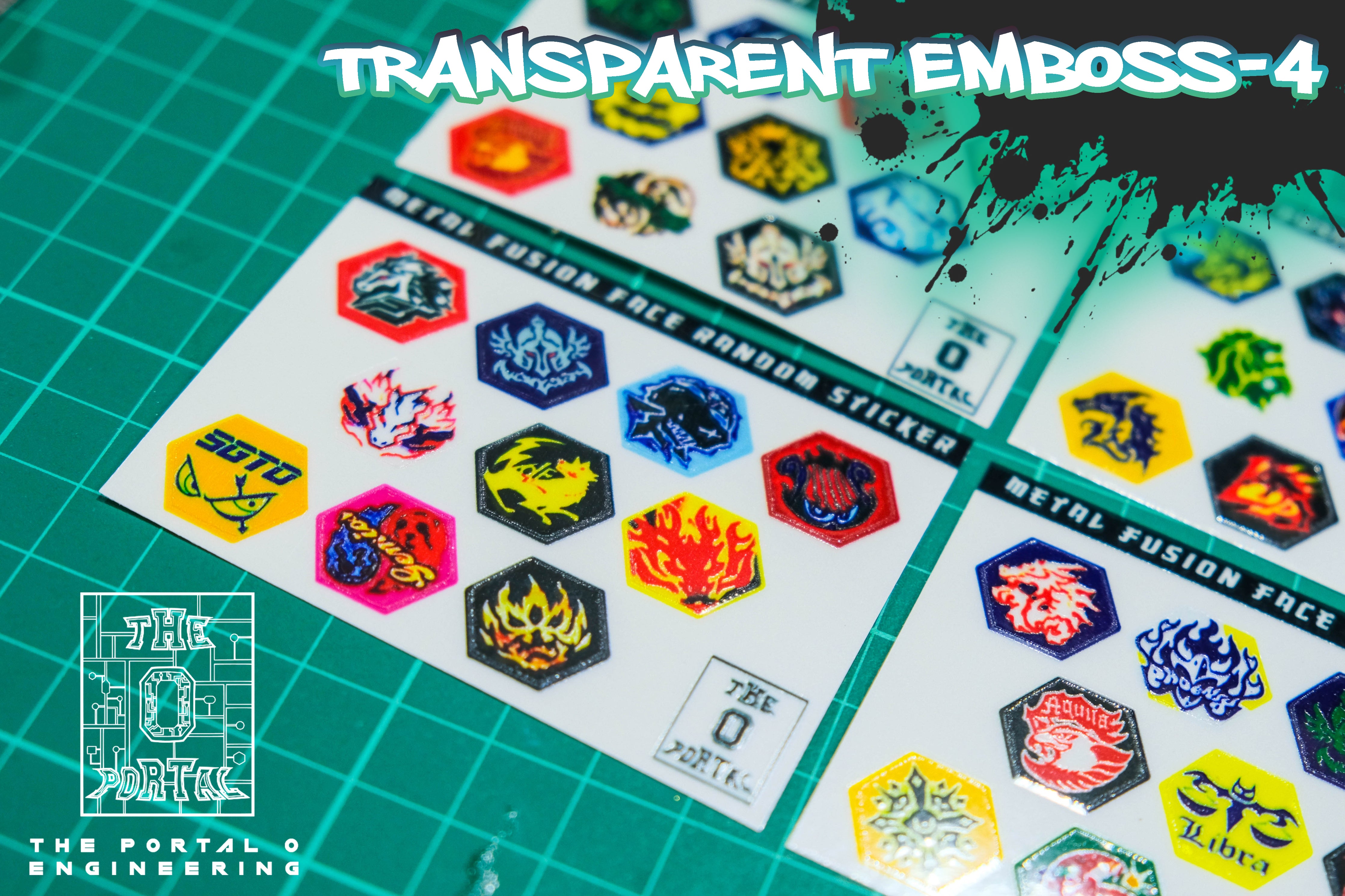 Metal Fusion Epic Facebolt Sticker CUSTOM Collection