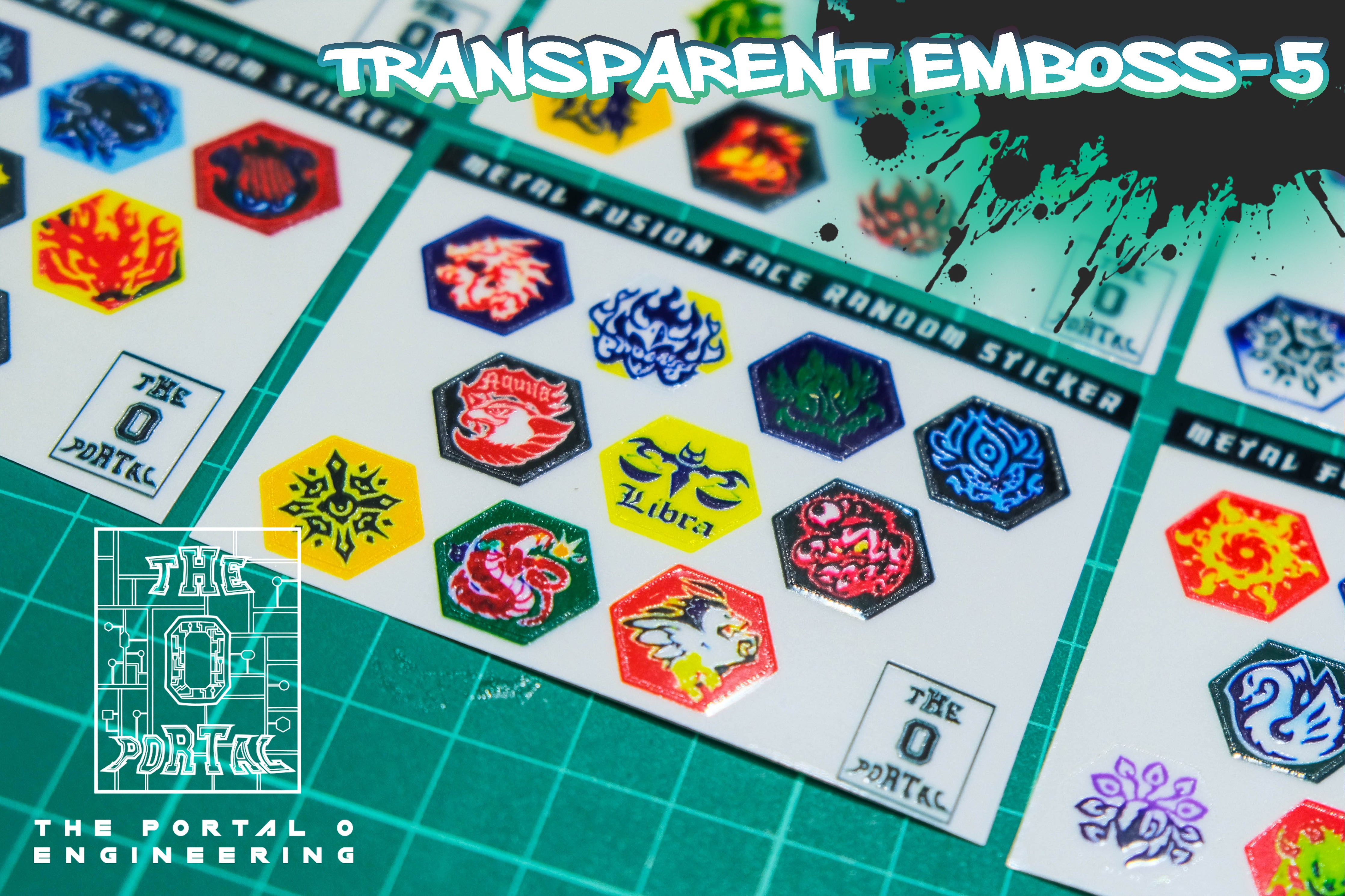 Metal Fusion Epic Facebolt Sticker CUSTOM Collection