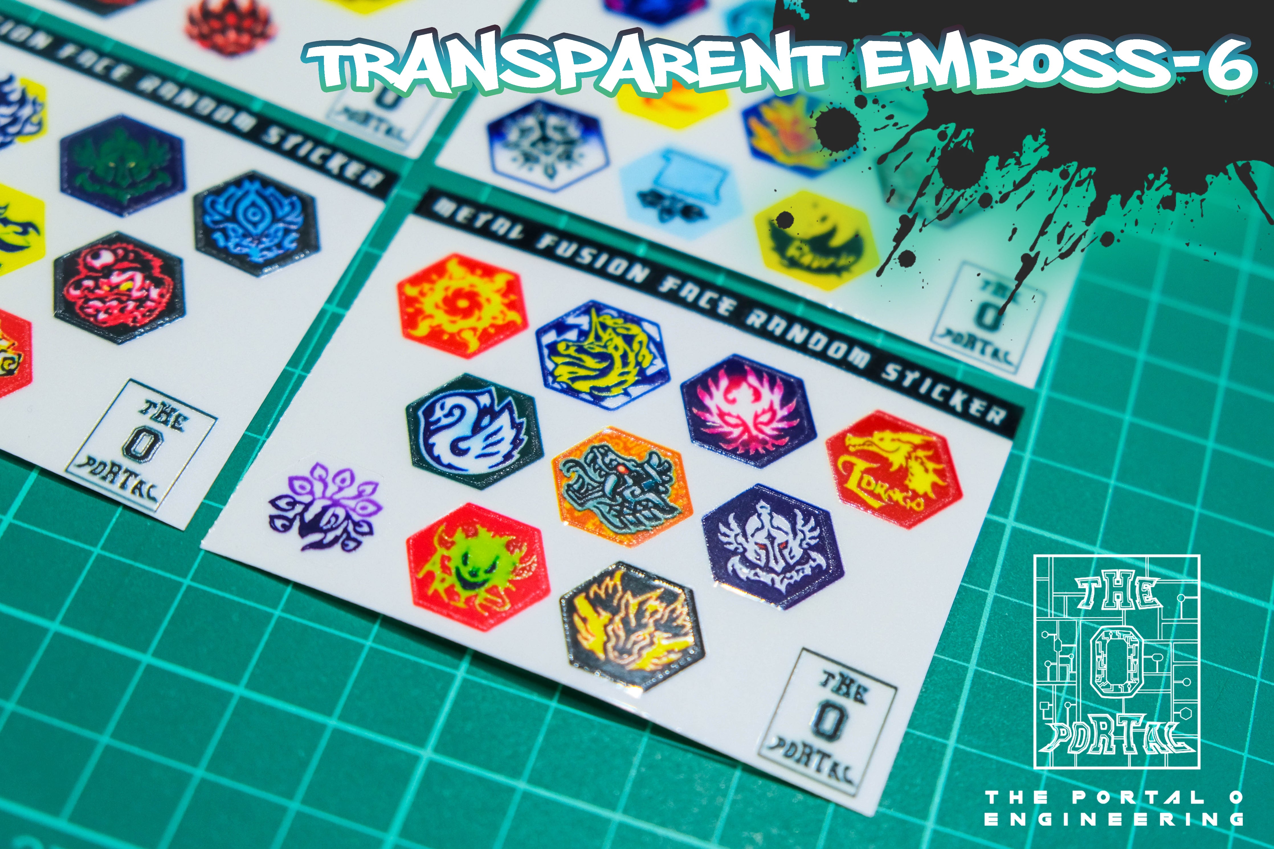 Metal Fusion Epic Facebolt Sticker CUSTOM Collection