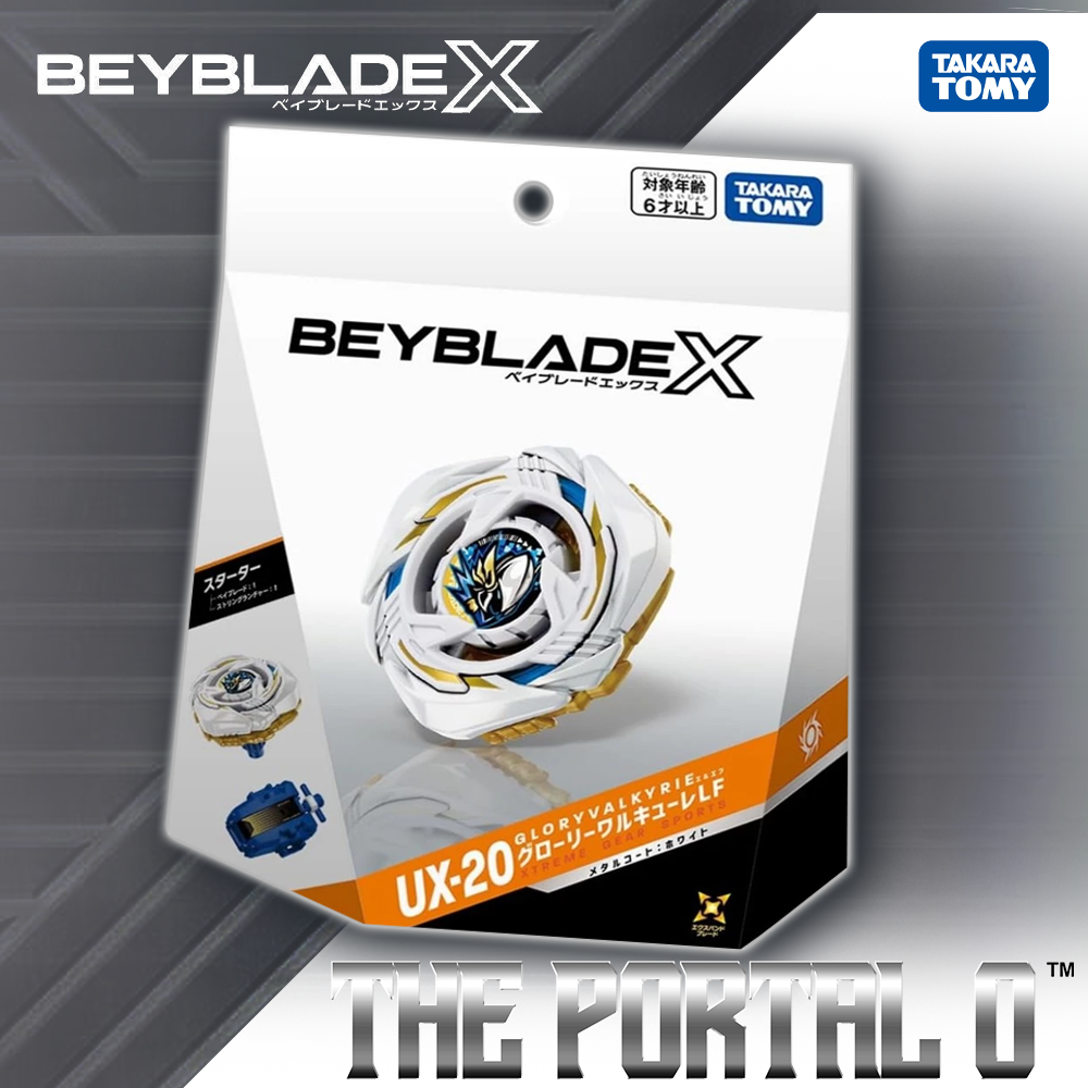 Takara Tomy Beyblade X UX-20 Starter Glory Valkyrie LF