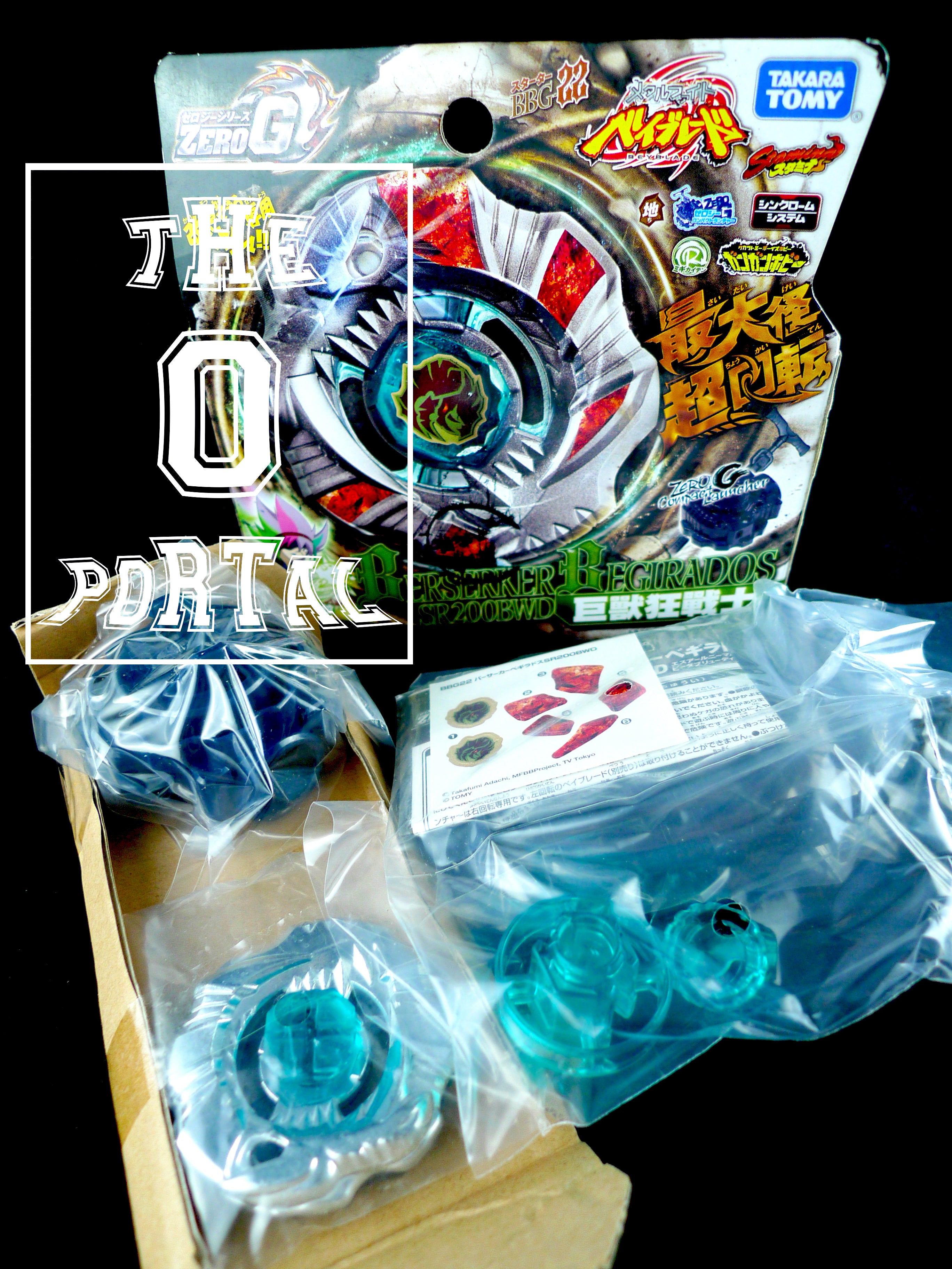 TAKARA TOMY Beyblade Zero-G BBG22 Berserker Begirados SR200BWD I1812