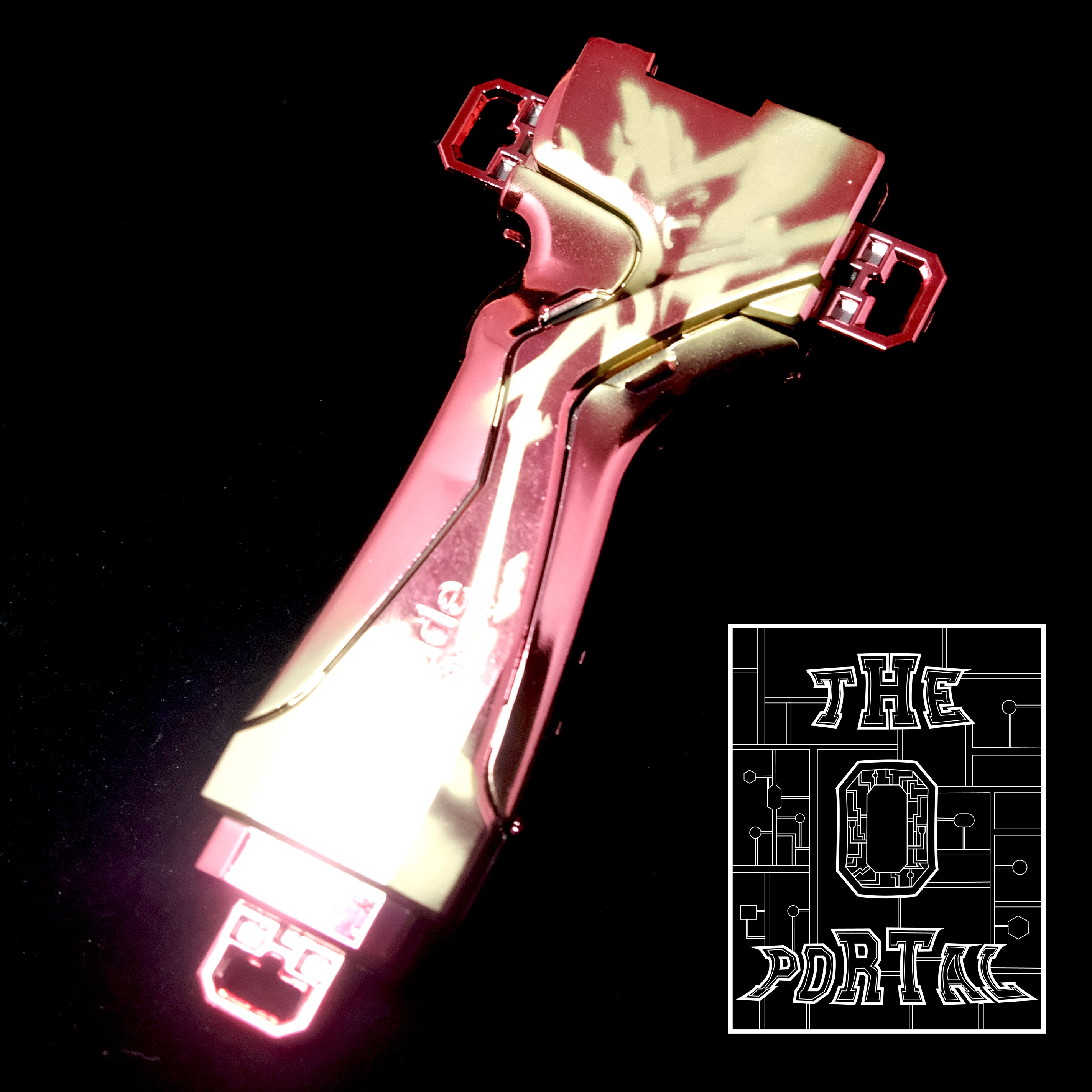 Metal Plated Bey Launcher Grip