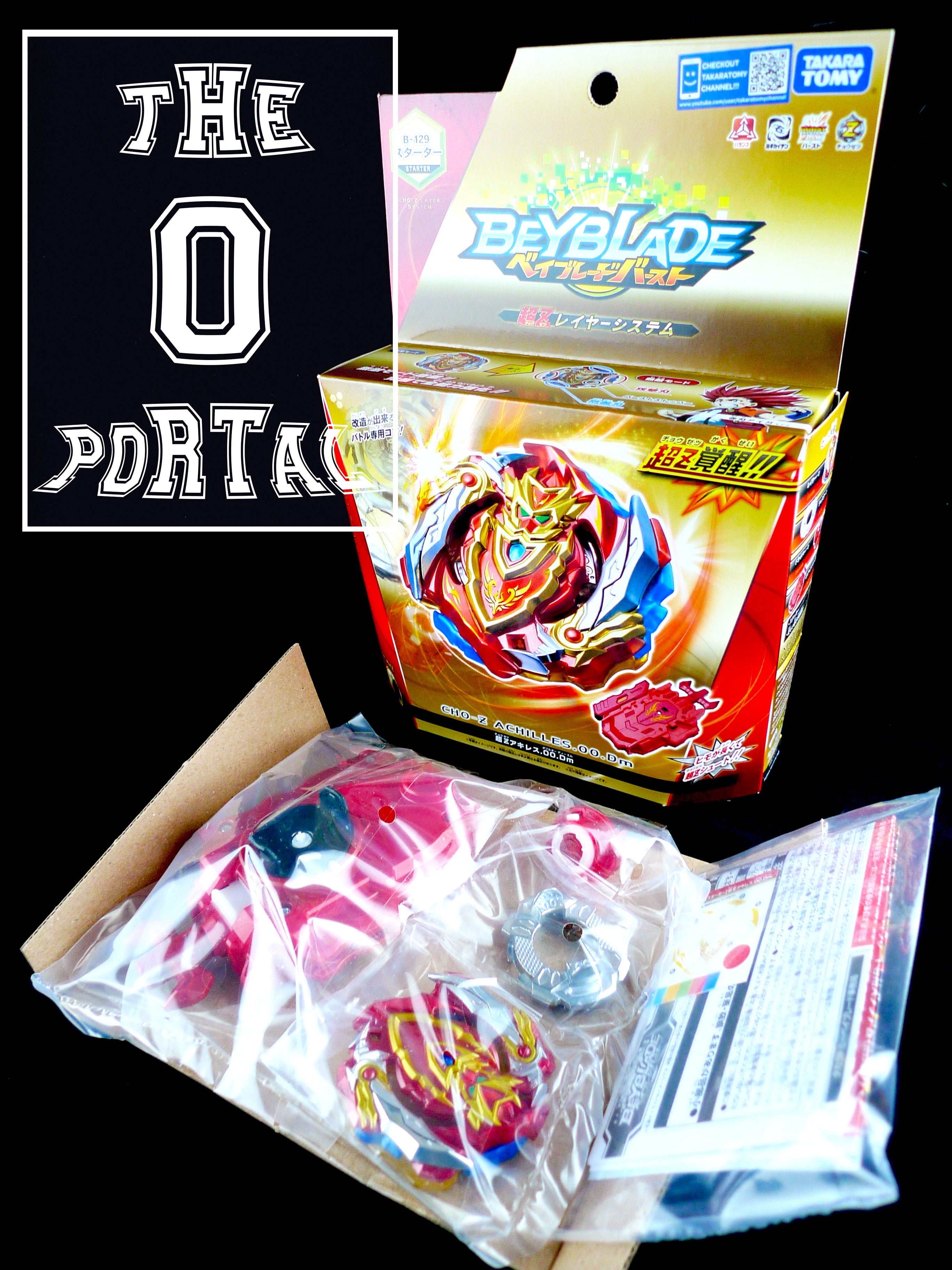 TAKARA TOMY Beyblade BURST Z B-129 Cho-Z Achilles 00 Dimension w/LR Launcher