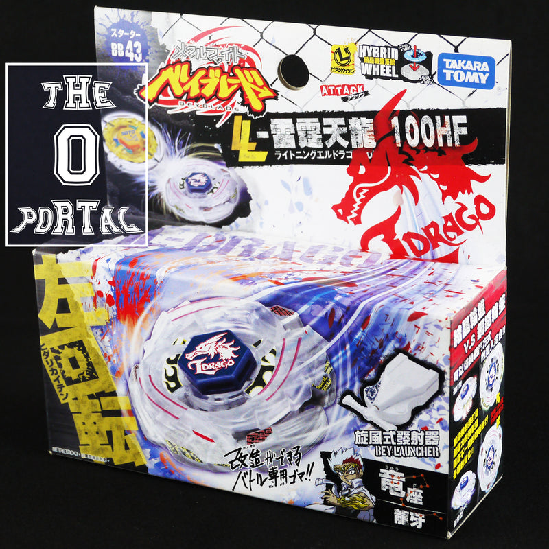 Metal Fusion TAKARA TOMY Beyblade BB43 Lightning L Drago
