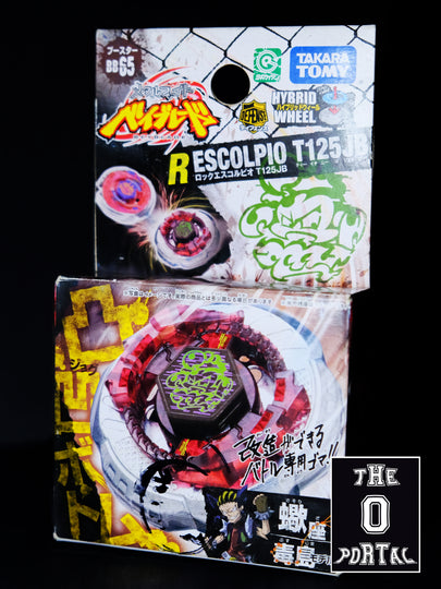 TAKARA TOMY Beyblade BB65 Rock Scorpio T125JB Booster Metal Fusion K1210