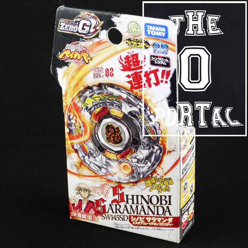 TAKARA TOMY Beyblade Zero-G BBG-02 Shinobi Saramanda SW145SD B2412