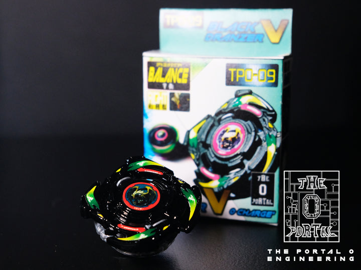 Black Dranzer V 0 Charge' w/ Emboss packaging