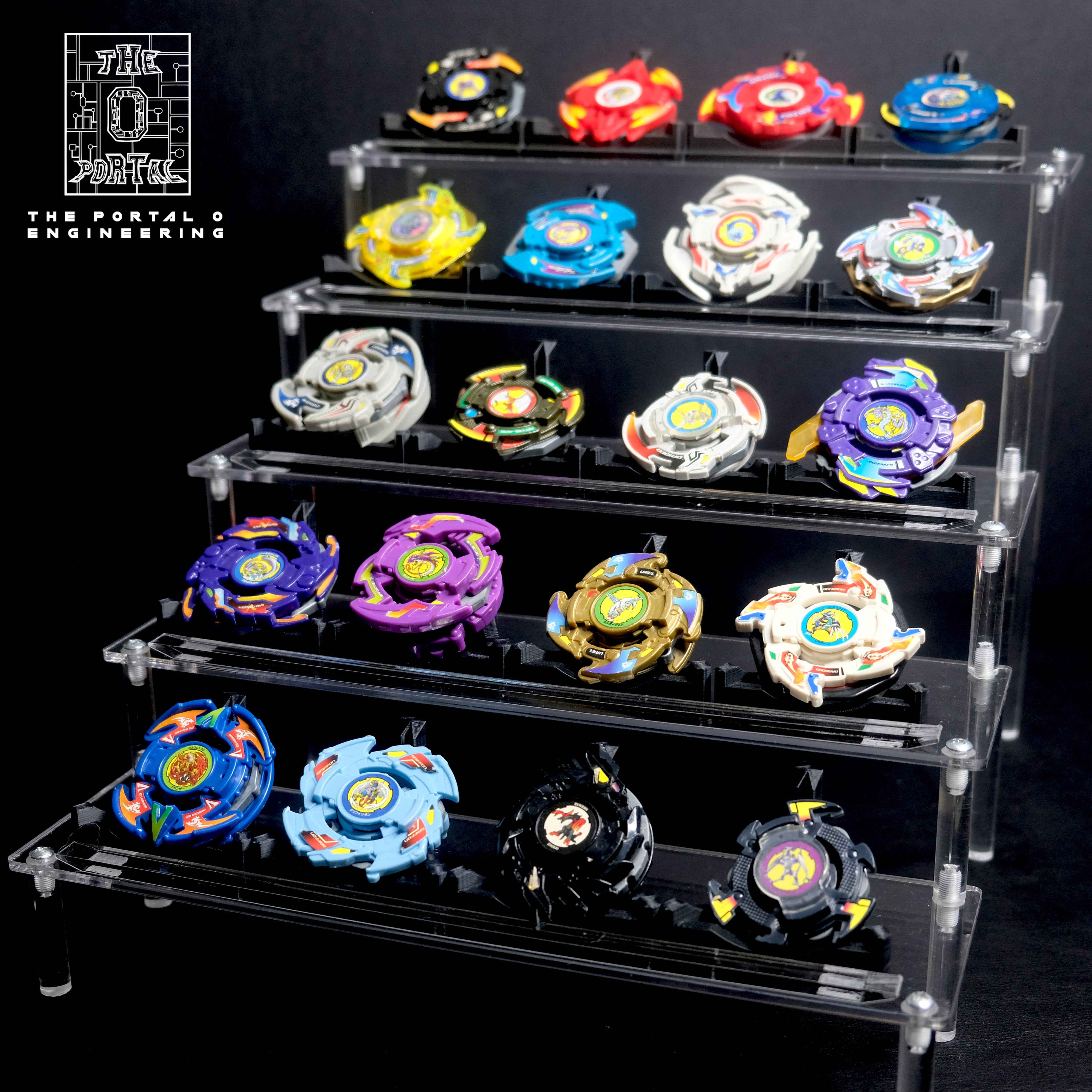 Grand Beyblade Display w/ Custom Bey Display